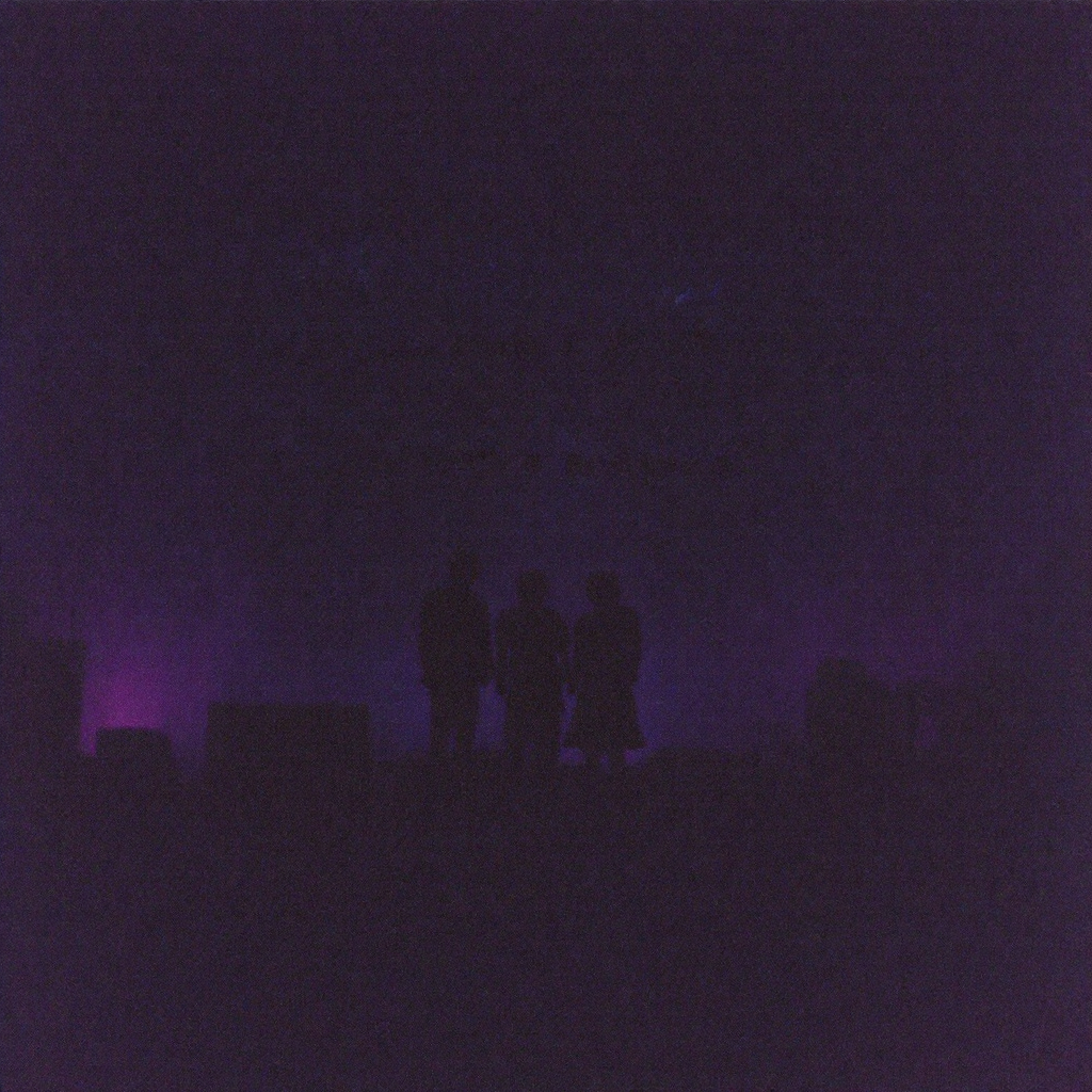 Three silhouetted figures stand against a dark purple backdrop, embodying the quote about life as a stage where we each play a distinct role.